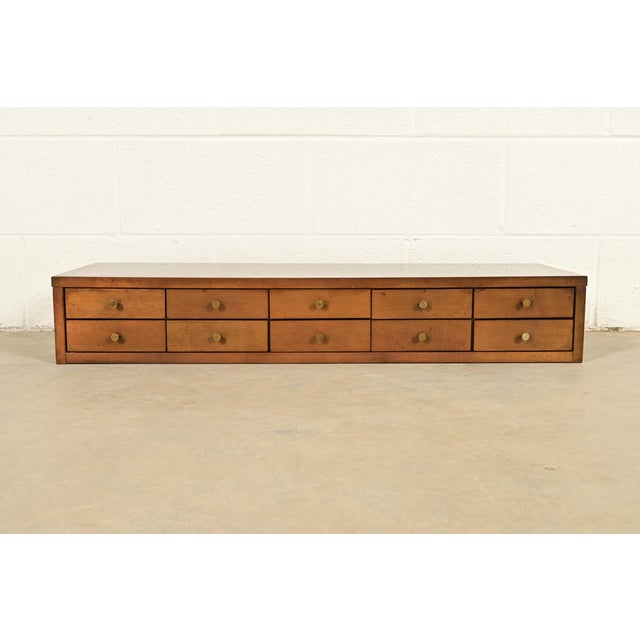 Paul McCobb Planner Group Mid-Century Modern Solid Birch Ten-Drawer Jewelry Chest, 1950s For Sale - Image 11 of 11