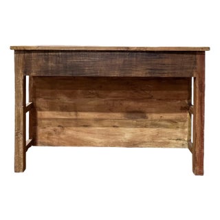 Matthew Izzo Home Rustic Timber Reclaimed Wood Kitchen Island - New Item For Sale