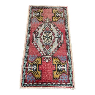 Turkish Yastik Rug 1'8" x 3'1" For Sale