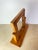 Vintage Handmade Carved Pine Tabletop Picture Frame on Stand, Rustic Folk Art Photo Display For Sale In Seattle - Image 6 of 11