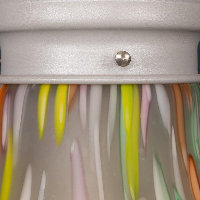 Italian Hand Blown Light Bulb Shaped Ceiling Light from Due P, 1980s For Sale - Image 11 of 15