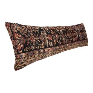Handknotted Tribal Sofa Rug Pillow - 14'' X 42'' For Sale
