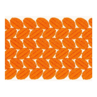 Schumacher Berkeley Tape Wide in Orange For Sale
