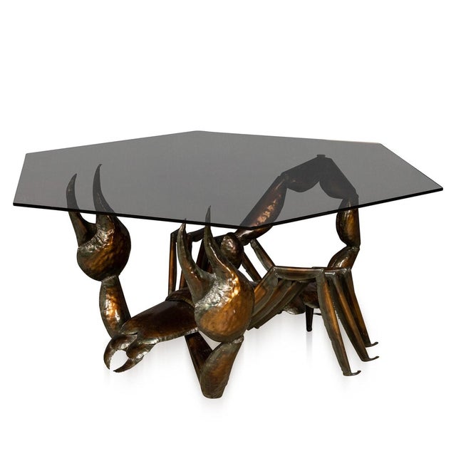 Vintage Metal Scorpion Shaped Coffee Table, 1970 For Sale - Image 18 of 18
