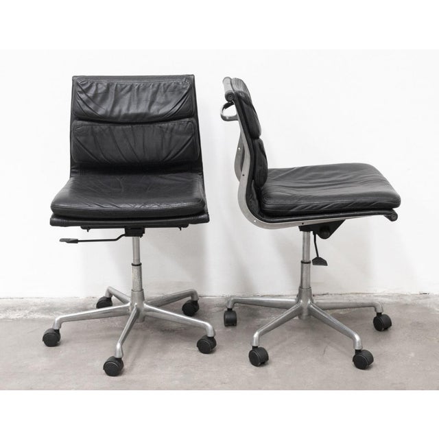 Aluminium Group by Charles & Ray Eames Chairs for ICF, Italy, 1970s, Set of 3 For Sale - Image 14 of 18