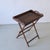 Vintage Campaign Folding Chairs and Tray Table Set For Sale - Image 11 of 14