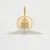 A beautifully modern take on the farmhouse pendant, Leanna features a very slim reflector shade in Soft Cream or Soft...