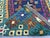 4'5" X 5'10" Green Afghan Chobi Kazak Geometric Wool Flatweave Kilim Rug For Sale - Image 13 of 16