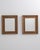 A pair of 19th century French wall mirrors in oak, slightly larger in scale and maintaining a structured and proportionate...