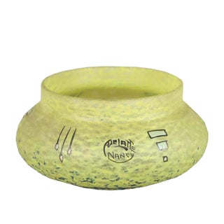 Art Deco Glass Bowl by André Delatte For Sale