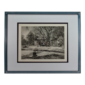 Philip Kappel Winter Tracery (Milford Connecticut) 1950 Original Print