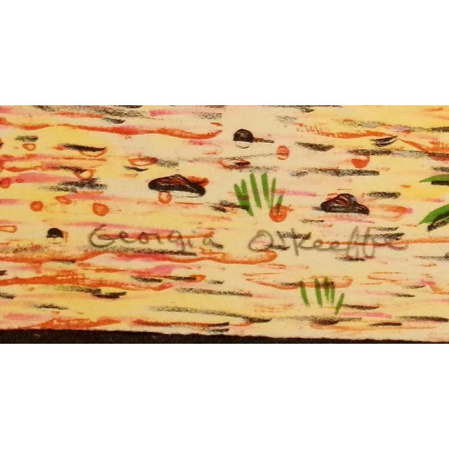 Contemporary David Bradley "Georgia O'Keefe" Signed & Numbered Lithograph Art Print For Sale - Image 3 of 4