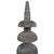 Asian Vintage Round Lava Stone Garden Pagoda For Sale - Image 3 of 3