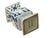 Vintage Pale Blue White Scenery Graphic Square Porcelain Vase For Sale - Image 9 of 9