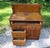 Antique Oak Chest Commode Washstand Dry Sink Country Farmhouse Cabinet Dresser For Sale - Image 9 of 15