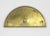 Traditional Vintage Arched Fan Shaped Brass Applique For Sale - Image 3 of 4
