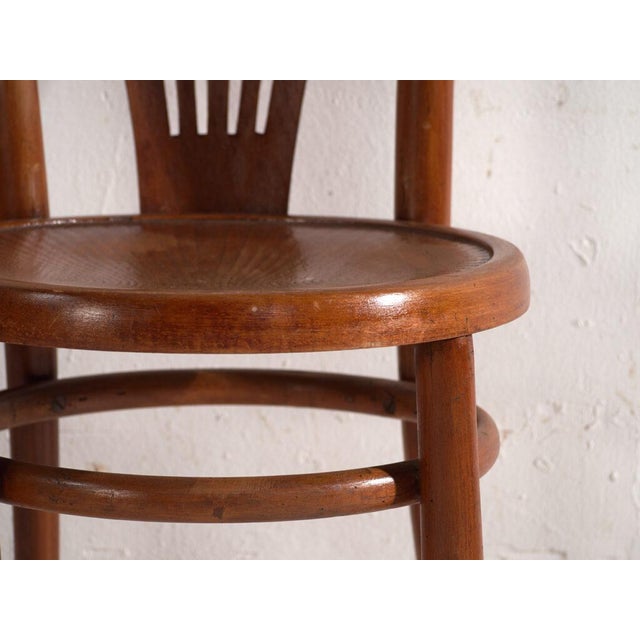 Wood Bentwood Chairs in the style of Thonet, Hungary, 1960, Set of 2 For Sale - Image 7 of 15