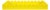 Rectangular Scalloped Riviera Tray - Yellow For Sale