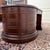 Wood Large Classic English Oval Desk For Sale - Image 7 of 18