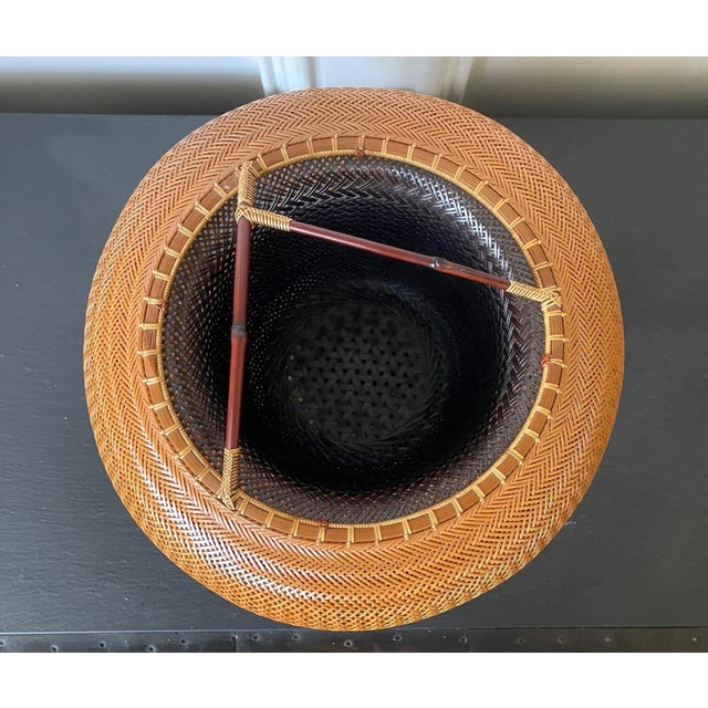 Contemporary Japanese Bamboo Sculpture Kawano Shoko For Sale - Image 11 of 13