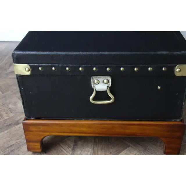 Black Motoring Trunk from Louis Vuitton, 1920s For Sale - Image 13 of 18