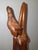 Large 21" Mid-Century Balinese Art Deco Macassar Ebony Wood Elongated Maiden Sculpture by a.a. Fatimah For Sale - Image 9 of 12