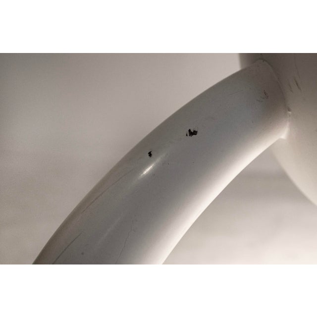 Vintage Italian Space Age-Style Metal Table Lamp, 1950s For Sale - Image 4 of 5