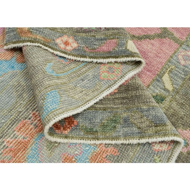 Textile Turkish Oushak Rug 8'3" x 10'2" #18111 For Sale - Image 7 of 8