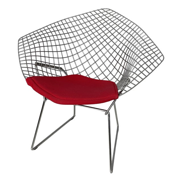 Italian Postmodern Diamond Armchair by Harry Bertoia for Knoll, 2004 For Sale