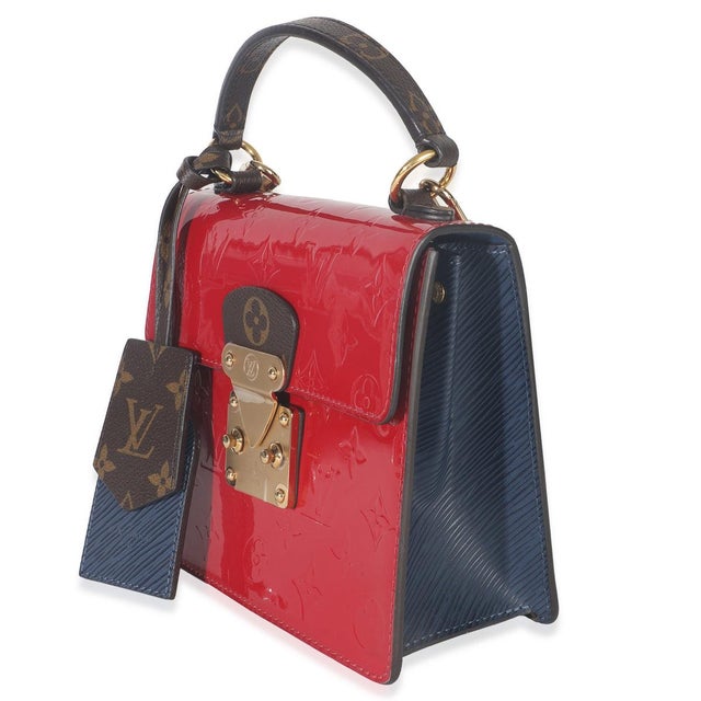 Contemporary Scarlet Monogram Vernis Epi Spring Street For Sale - Image 3 of 9