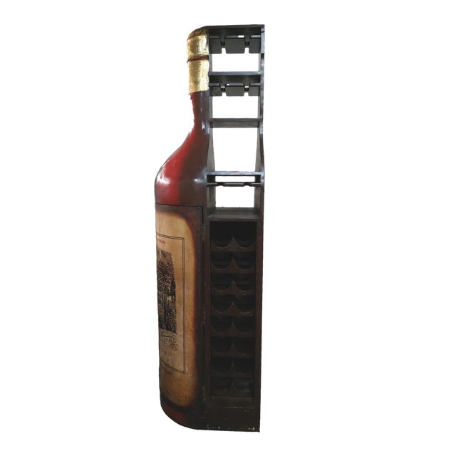 Large Chateau Lafite-Rothschild 1902 Bottle-Shaped Wine Cabinet For Sale - Image 4 of 4