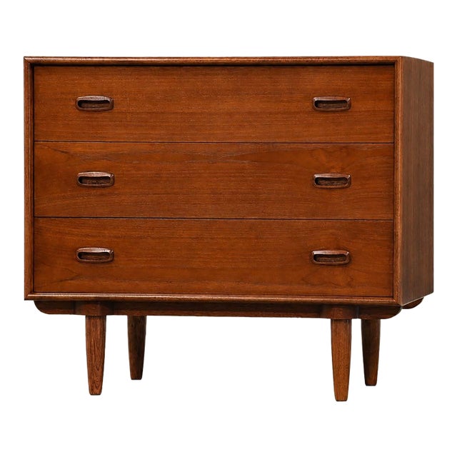 Modern Teak Dresser Chest by Icd For Sale