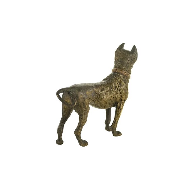 Original Bronze Pit Bull Sculpture For Sale In Los Angeles - Image 6 of 9