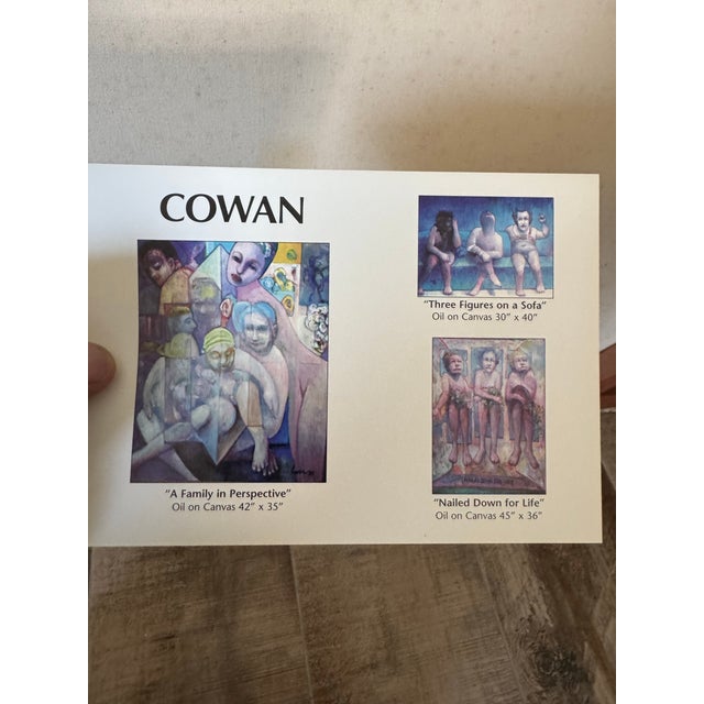 1990s 1990s Stephen McCowan Expressionism Oil on Canvas Painting Coconut Grove Miami For Sale - Image 5 of 8