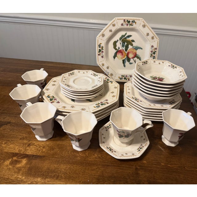 1980s Nikko Classic Collection “Orchard” Dinnerware For Sale - Image 5 of 18