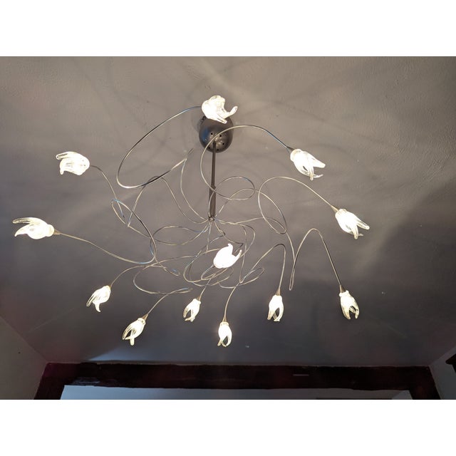 1990s 1990s Harco Loor Designer Lighting Fixture/Chandelier For Sale - Image 5 of 6