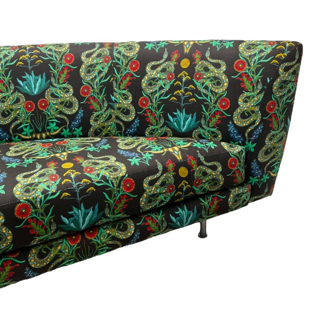 Mid 20th Century Mid 20th Century Vintage Sofa Attributed to Thayer Coggin: Texas Roads Edition For Sale - Image 5 of 18