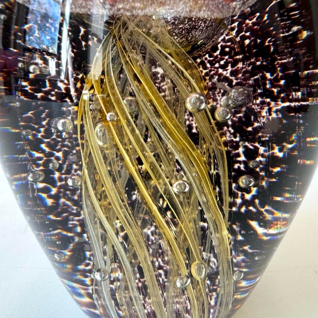 Vintage Glass Jellyfish Paperweight For Sale - Image 4 of 7