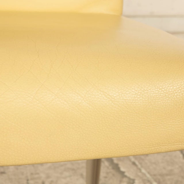 Modern Leather Chairs from B&B Italia, Set of 4 For Sale - Image 3 of 10