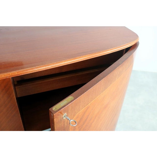 Brown Vintage Wall Cabinet from Bjästa, Sweden, 1950s For Sale - Image 8 of 10