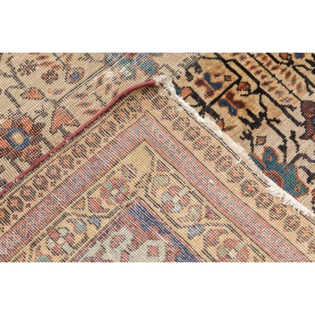 Persian Antique Persian Farahan Sarouk Rug 6’10” X 9’6” For Sale - Image 3 of 10