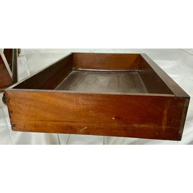 Antique Regency Style Mahogany Canterbury Magasine Rack For Sale - Image 11 of 12