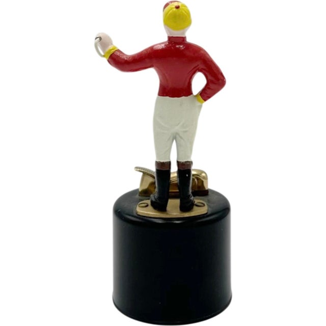 Mid 20th Century Vintage the 21 Club Nyc Restaurant Equestrian Jockey Lighter For Sale - Image 5 of 11