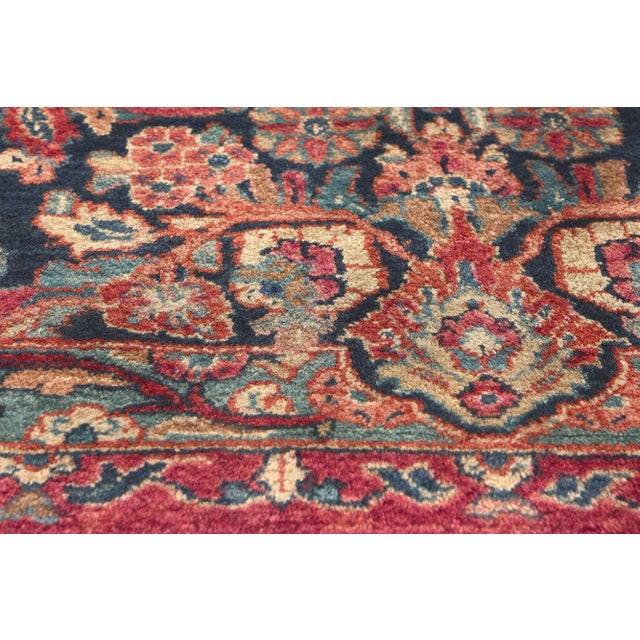 Early 20th Century Antique Persian Sarouk Rug - 08'10 X 11'10 For Sale - Image 5 of 9