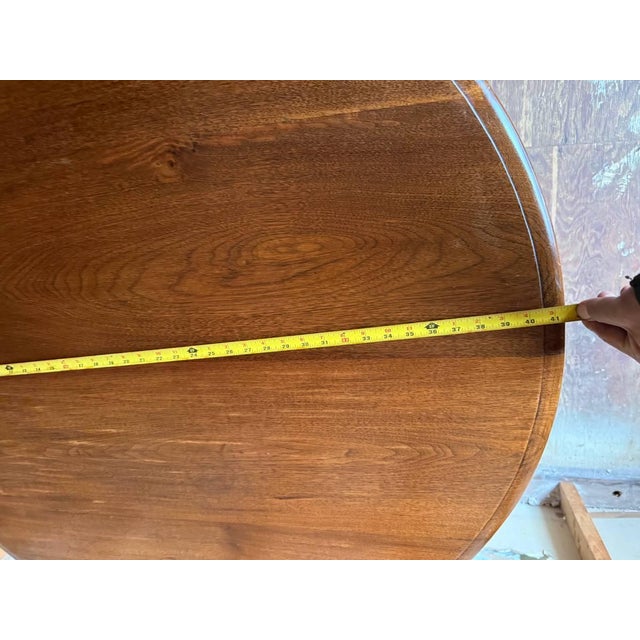 Antique Victorian Style Fold Top Parlor Center Table For Sale - Image 14 of 14