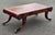Weiman 1940s Weiman Regency Flame Mahogany and Tooled Leather Top Scroll Shaped Coffee Table For Sale - Image 4 of 15