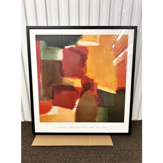 Nancy Ortenstone Nancy Ortenstone Ode to Joy Abstract Expressionism Artwork Print, Framed For Sale - Image 4 of 13