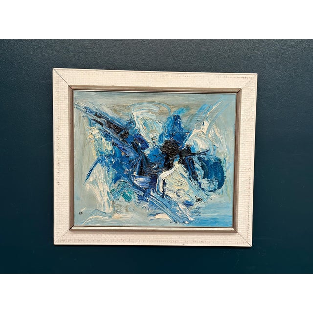 Bo Westberg, Strummer, 1950s, Oil on Canvas, Framed 70 × 60 Cm For Sale - Image 13 of 18