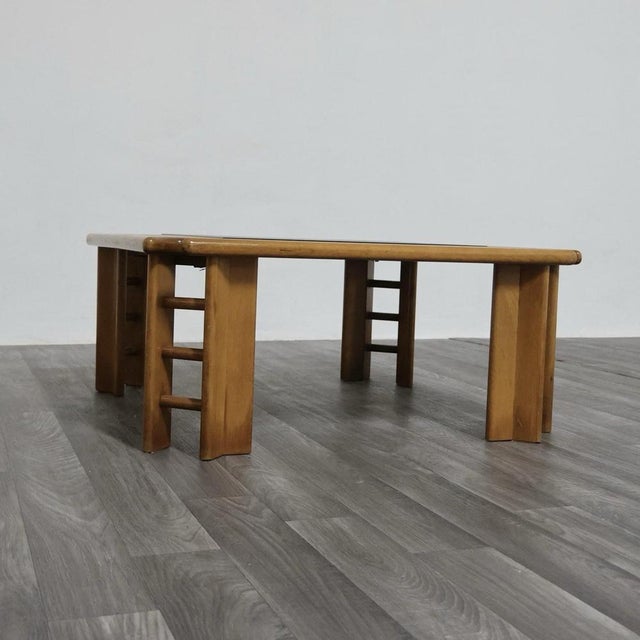 Low Mid-Century Coffee Table attributed to Afra and Tobia Scarpa, 1960s For Sale - Image 15 of 16