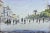 Michelangelo Cupisti, View of Viareggio (The Promenade), Oil Painting, 1990s, Framed For Sale - Image 4 of 4